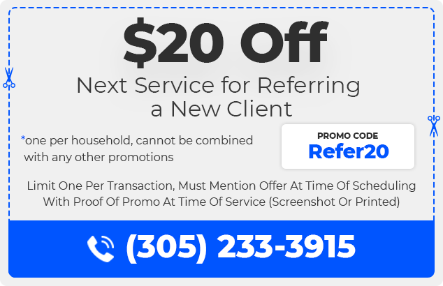 $20 off Next Service for Referring a New Client